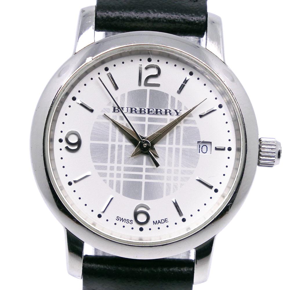 

BURBERRY Watches BU1309 WhiteDial Stainless Steel/leather Quartz Analog display Women Used