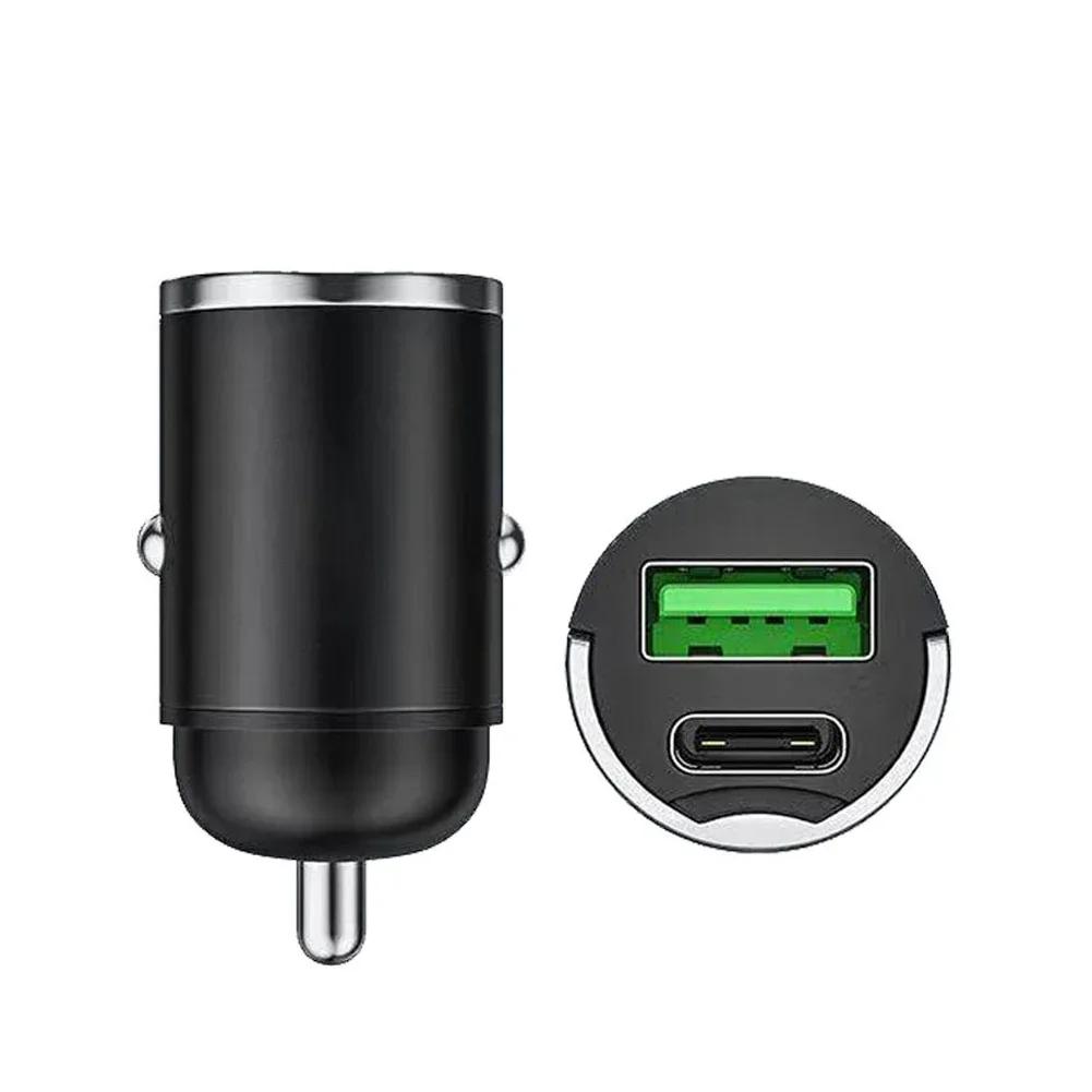 100W Car Charger Lighter PD Fast Charging For IPhone QC3.0 Mini USB Type C Mini Car Phone Charger For Samsung Huawei Xiaomi