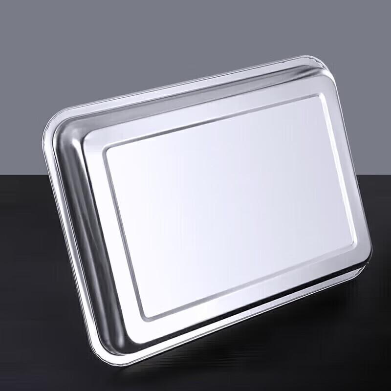 304 Stainless Steel Rectangular Serving Tray