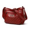 Women's Bag Embroidery Thread Rhombus New Fashionable Multi-layer Flow Shoulder Bag Messenger Bag