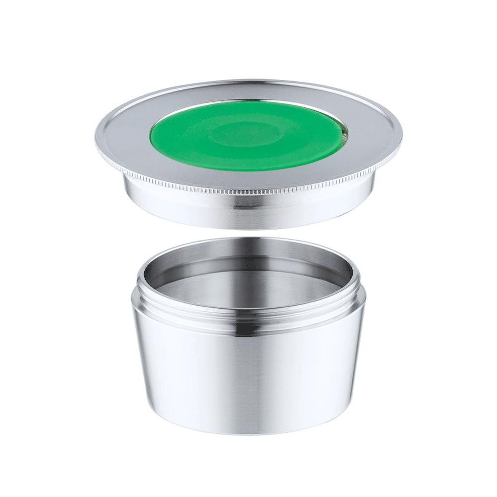 i Cafilas [LFG001] Reusable Coffee Capsule Filter Refillable Crema Maker Cups Pods Stainless Steel Coffee Capsule for CAPRISTA Espresso Espressotoria