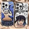 Hashibira Inosuke Demon Slayer Phone Case For iPhone 16 15 14 13 12 11 Pro Max X XR XSMAX Matte Shockproof Back Cover
