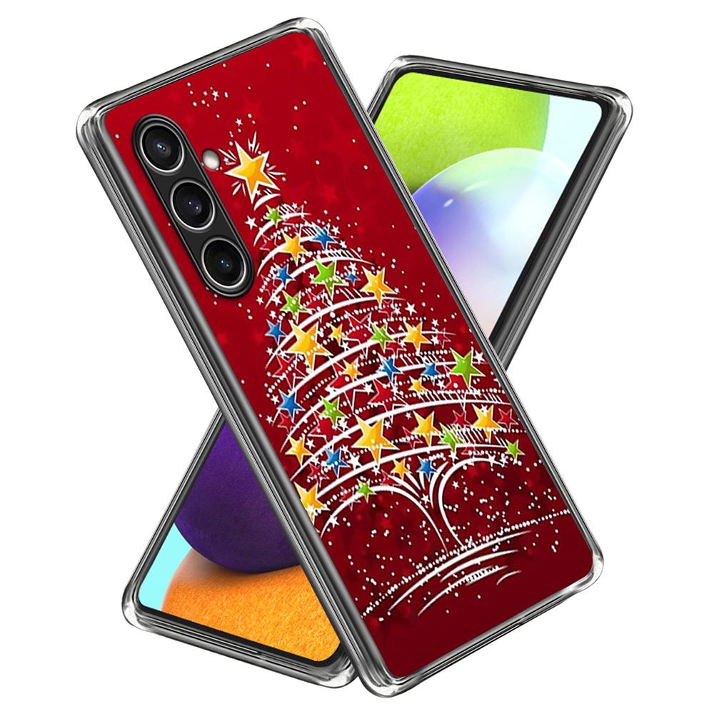 For Samsung Galaxy S24 FE Case Christmas Pattern Printing Soft TPU Phone Cover