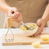 Vertical Wooden Handle Stainless Steel Potato Press Potato Press Manual Masher