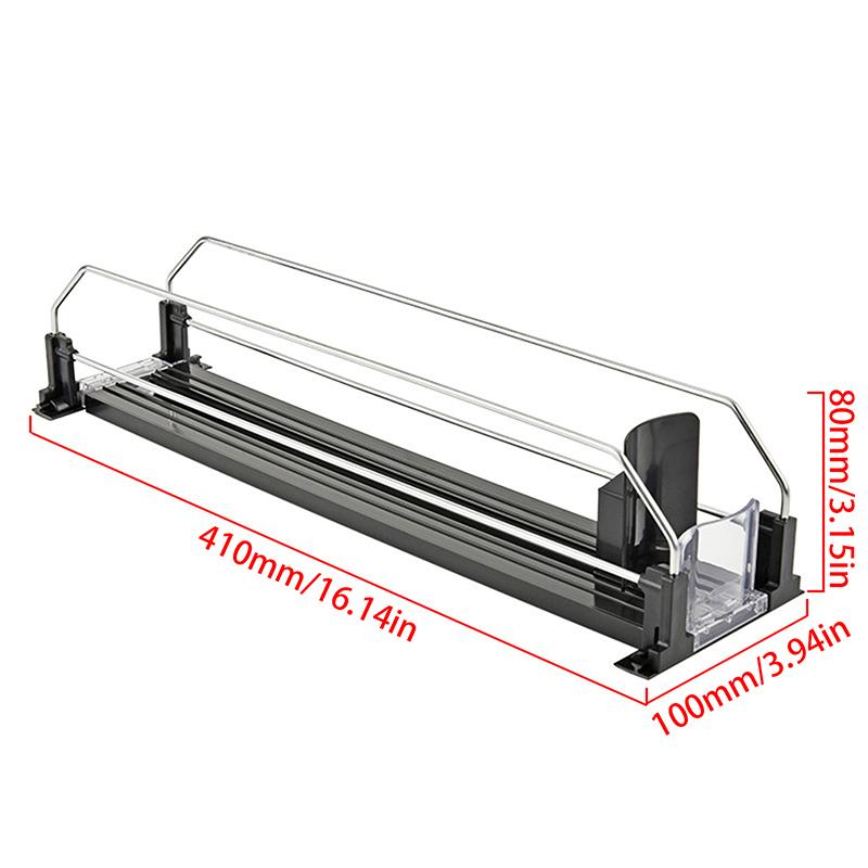 Supermarket Shelf Beverage Thruster Dispenser Storage For Soda Can Self-Pushing Drink Kitchen Counter Organizer Fridge Shelves L