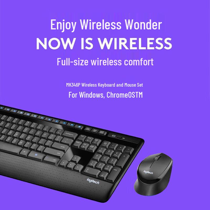 Logitech MK346P Wireless Keyboard Mouse Combo