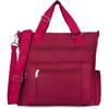Torebka damska shopperka duża torba lekka A4 bordowa Beltimore J30