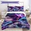 Japanese Artist Koyoharu Gotouge's Demon Slayer Home Decoration Soft Printed Sofa Cover Blanket Bedding Down Pillowcase Duvet Cover (without Core) P24