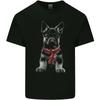 Deutscher Schäferhund Union Jack Schal Alsatian Kinder T-Shirt Kinder