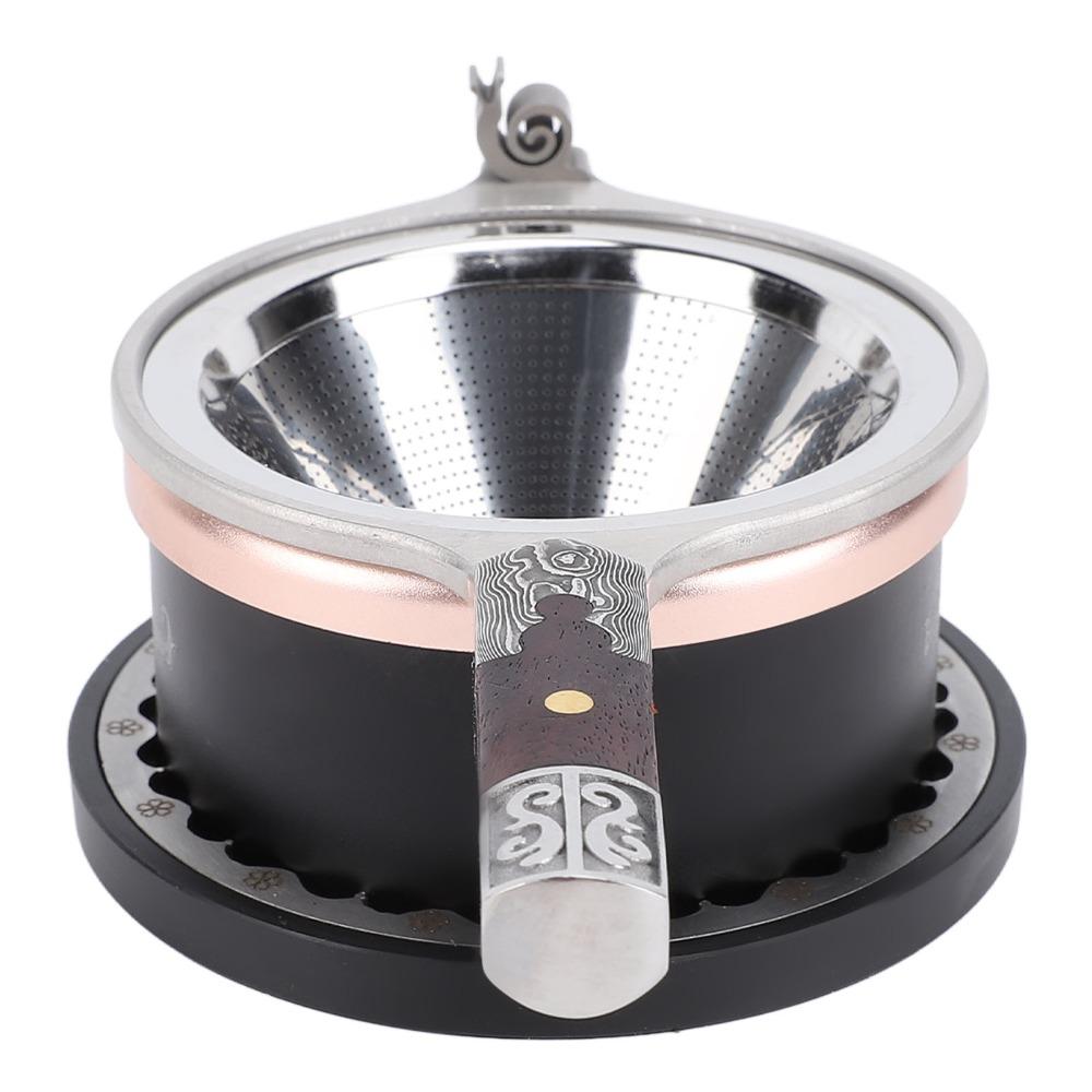 Fine Mesh Tea Strainer Infuser 304 Stainless Steel Tea Brewing Funnel For Loose Leaf Tea