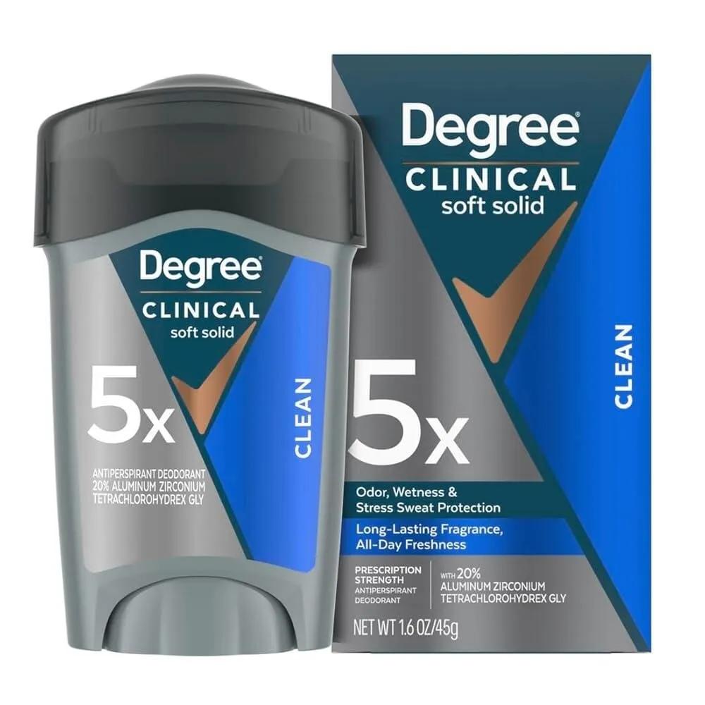 

Degree Men Clean Clinical Antiperspirant 48.2g (1.7 oz)