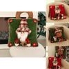 Festive Cartoon Santa Claus Plush Pillow Cover Decorative Hat For Cozy Home And Party Decor