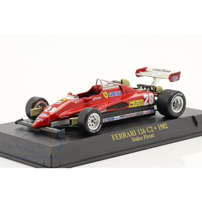 

Мини-автомобиль F1 Ferrari 1/43 FERRARI 126C2 1982 Дидье Пирони Дидье Пирони [товар]