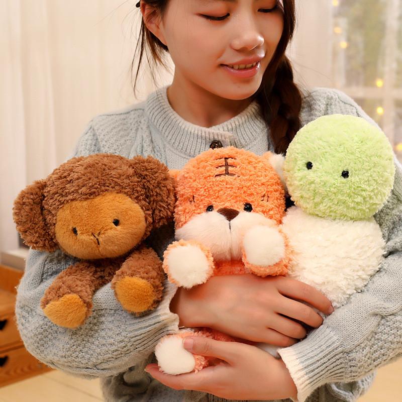 Soft Monkey Sweet Plush Doll Excellent For Birthday Gifts And Comforting Moments