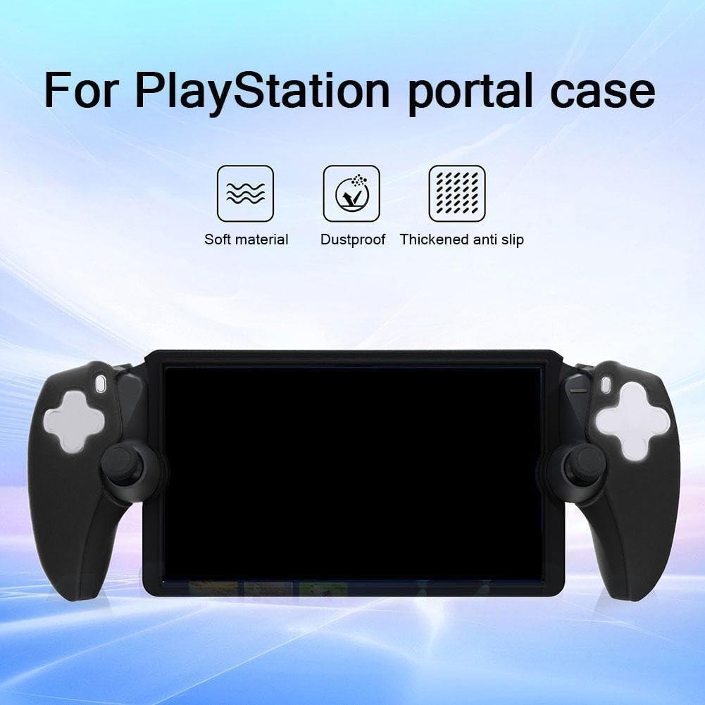 Remote Case for PS5, Remote Player Case, Shock Absorbing Scratch Proof Soft Handheld Game Console Protective Cover for PS5 Portal