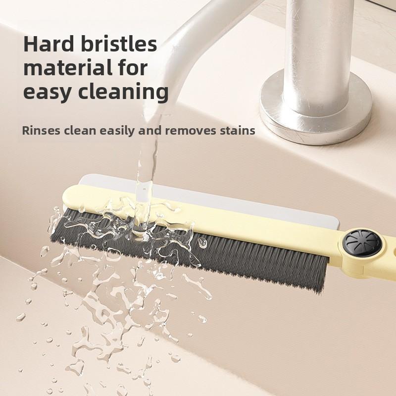 Wielofunkcyjna, bezszwowa szczotka do łazienek i toalet, mała szczotka do szorowania podłogi, obrotowa szczotka czyszcząca do toalet