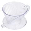 Small Size Coffee Dripper Transparent Reusable Filter Cup Reusable Cone Coffee Cup  Manual Brewing