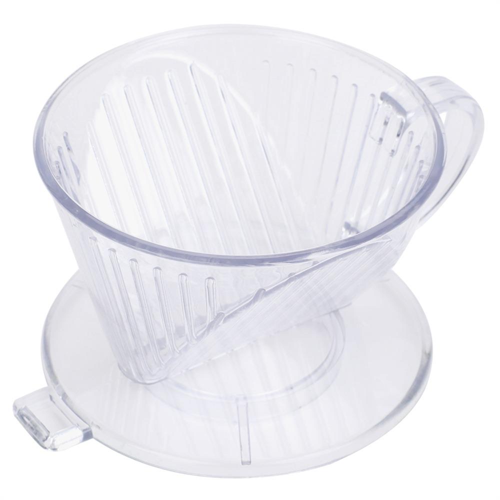Small Size Coffee Dripper Transparent Reusable Filter Cup Reusable Cone Coffee Cup  Manual Brewing