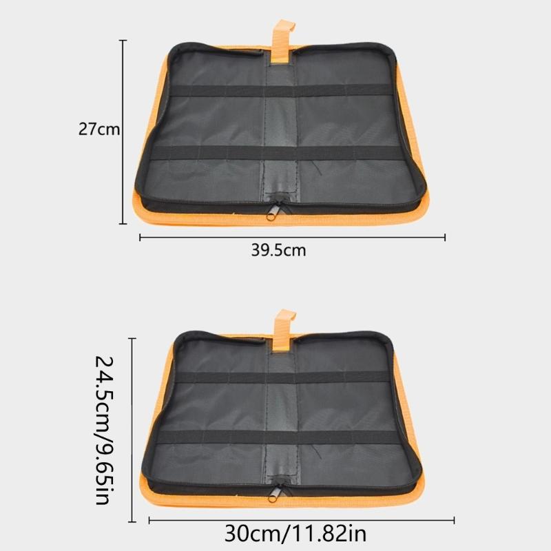 Tragbare Aufbewahrungstasche PVC-Leder Aufbewahrungstasche Organizer Heimwerkzeug-Organizer zur Aufbewahrung Handkraftwerkzeug