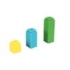 100-Piece Interlocking Square Math Blocks Set - Educational Toy for Kindergarten