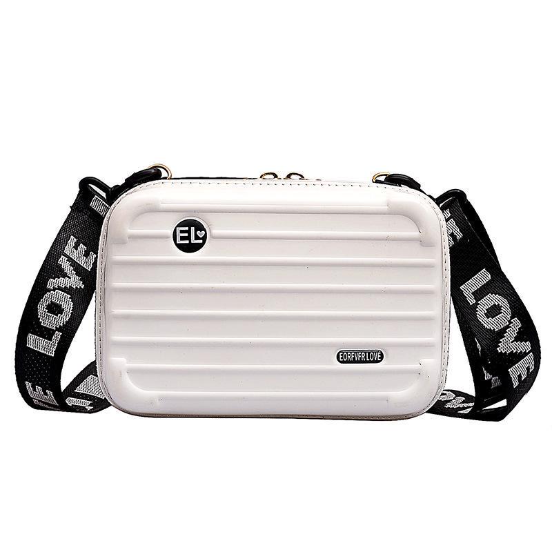 Новая мода в твердом корпусе мини-чемодан в форме плеча сумки через плечо дорожная портативная маленькая косметичка сумка для мобильного телефона сумка на молнии клатч 1189₽