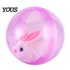 Outdoor Play Animal Toy Electric Automatic Rolling Hamster Ball, Ball with Plush Rabbit Inside, Simulation Interactive Toy, Gift for Toddlers