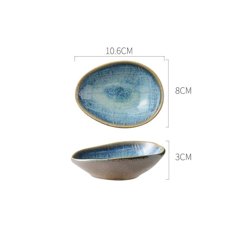 Japanese Style Irregular Ramen Noodles Ramen Bowl Rice Cereal Salad Dessert Soup Bowl Household Big Mixing Ceramic Bowls