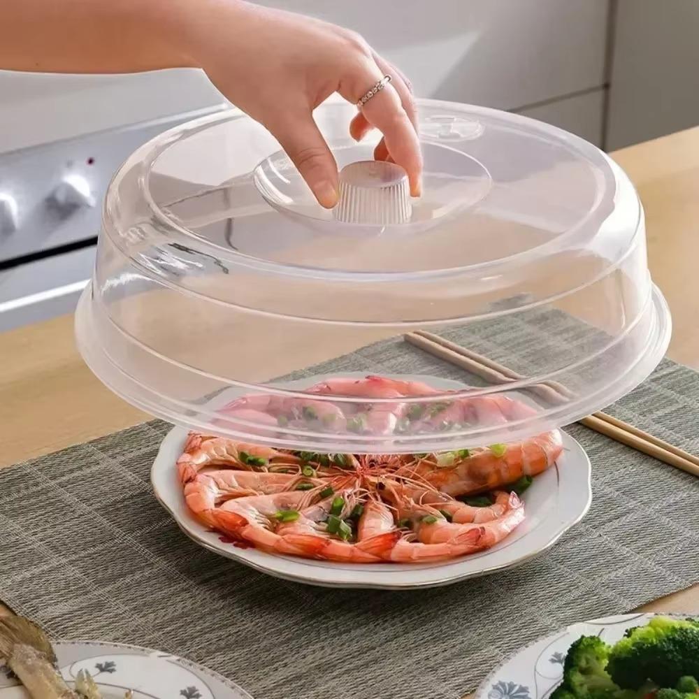 Tapa para Plato de Microondas Tapa para Plato Conservador de Frescura para Refrigerador Anti Salpicaduras Sellado Tapa Herramientas de Cocina Resistentes al Frío y al Calor