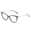 TR90 Anti Blue Light Cat Eye Glasses Women Luxury Designer Retro Eyeglasses for Ladies Optical Frame Fashion