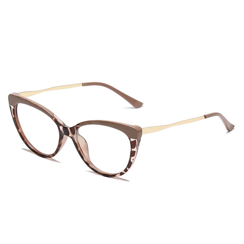 TR90 Anti Blue Light Cat Eye Glasses Women Luxury Designer Retro Eyeglasses for Ladies Optical Frame Fashion
