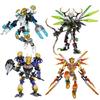 Nuovo Robot Mecha Combinabile Soldato Scheletrico Blocchi da Costruzione Guerriero Biochimico Maschera Dorata Giocattolo Ragazzo Regalo per le Feste dei Bambini