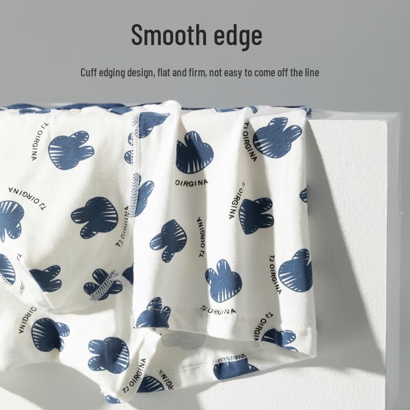 Men's Modal Cotton Cartoon Print Boxer Briefs (4-Pack)