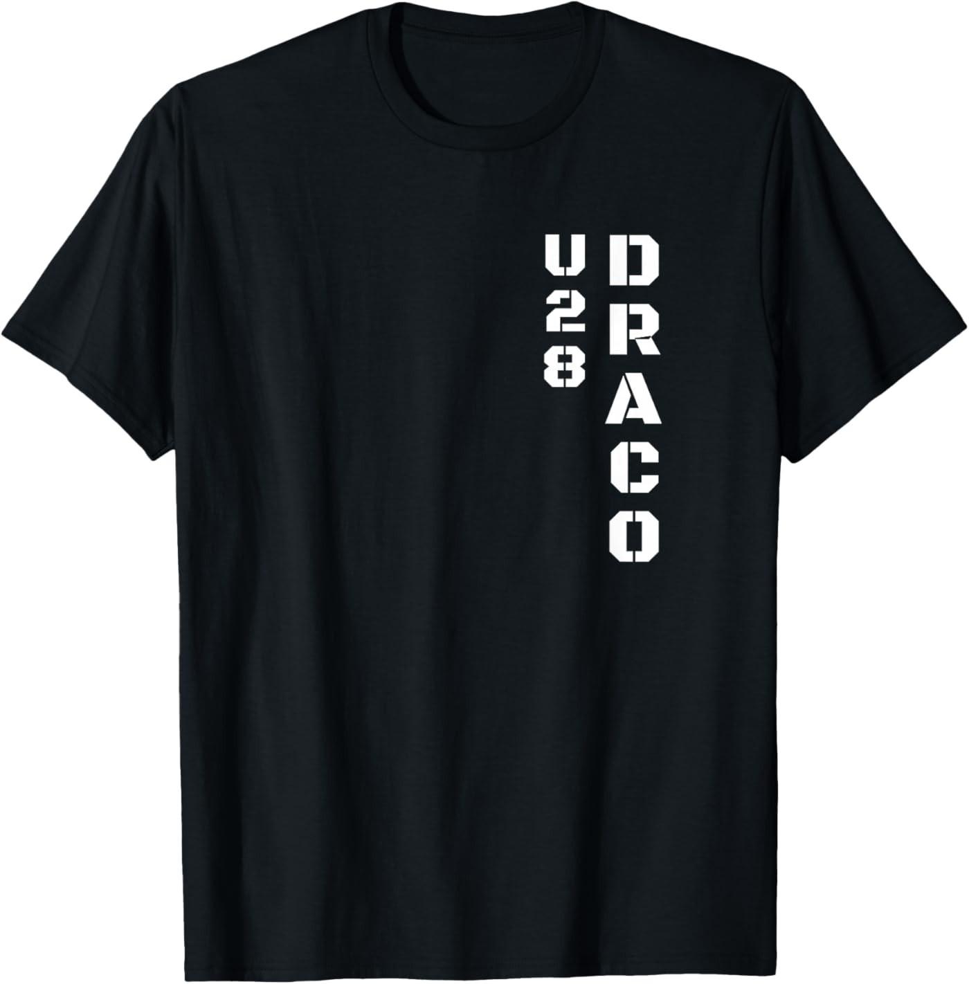 

U-28A Draco Dragon Patch ( 2 Side ) T-Shirt S разноцветный