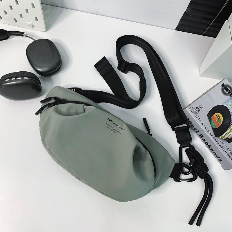 Crossbody Bag Men's Trendy Brand Waterproof Travel Small Satchel Chest Bag Waist Bag Women's Sports Cycling Bag