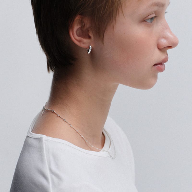 Another Layer Mono Necklace (silver925)