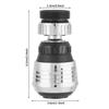 Sink Filter Sprayer ABS Plastic Kitchen Faucet Extender Swivel Tap Faucet Nozzle 360 Degree Aerator