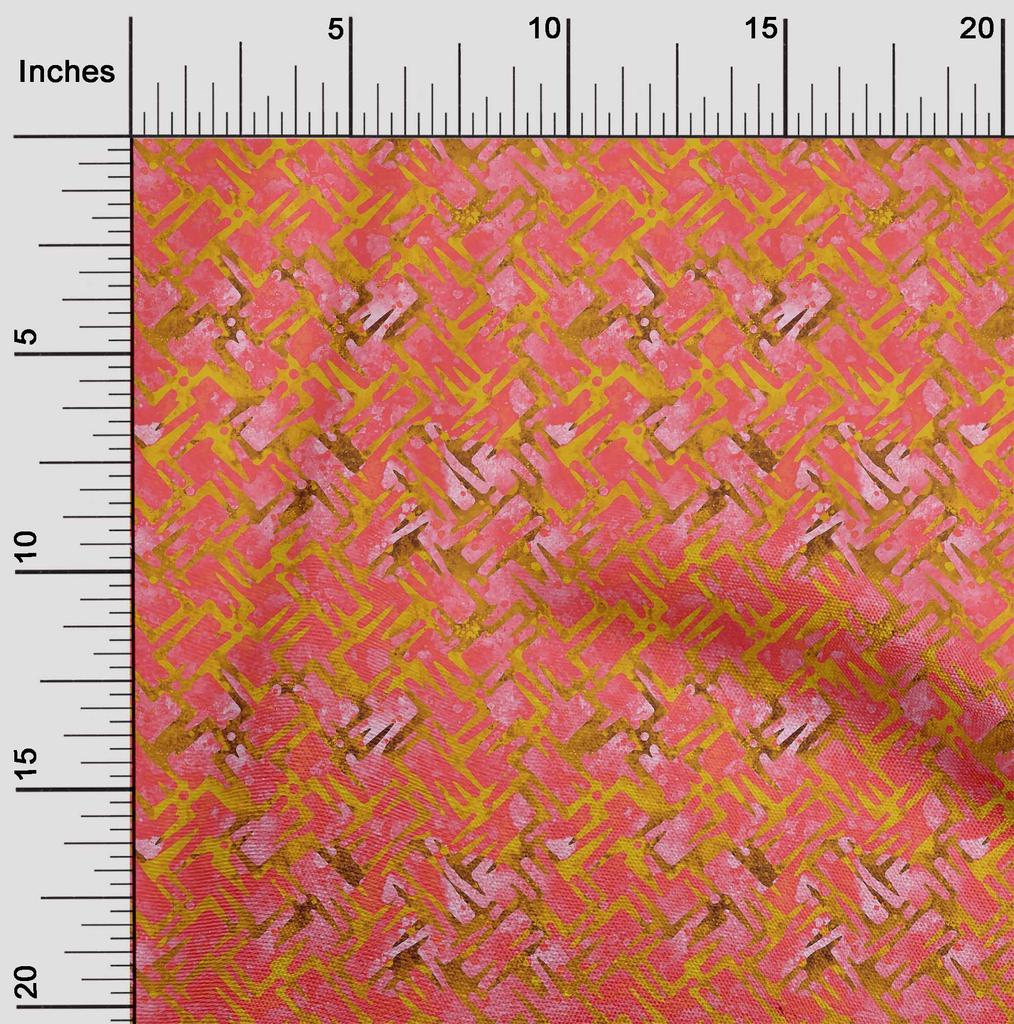 oneOone Georgette Viscose Aqua Blue Fabric Batik Fabric For Sewing Printed Craft Fabric By The Yard 42 Inch