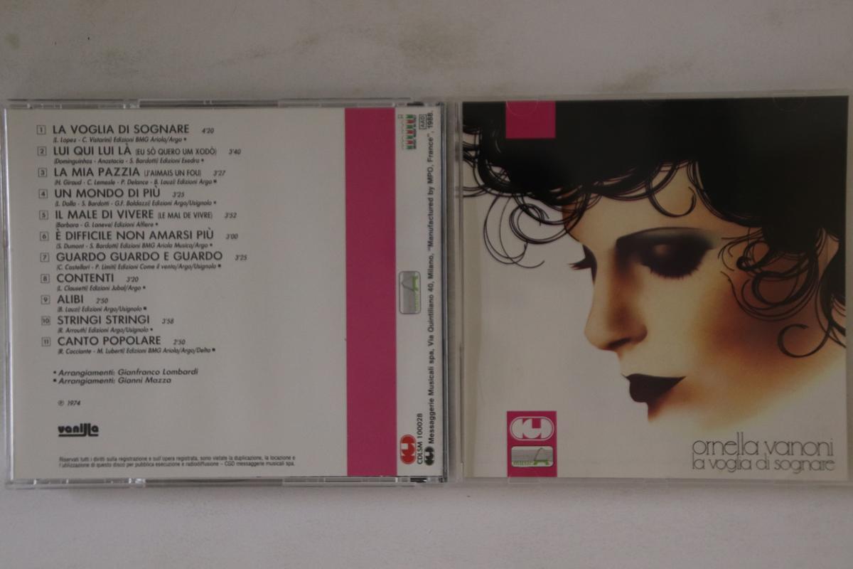 

CD ORNELLA VANONI - La Voglia Di Sognare CDLSM100028 CGD 1988 Italy Pop Used