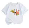 Kids Boys Girls Crew Neck Short Sleeve 100% Cotton T-Shirt,