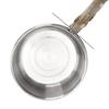 Parrots Stainless Steel Feeding Cups with Clamp Holder Birds Water Food Bowl Stand