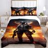 3pcs Pubg Gaming Bedding Set-Perfect for Bedroom, Guest Room, Living Room, Hotel Use-Ideal Gift for Fans, Travelers, Daily Use-Suitable for