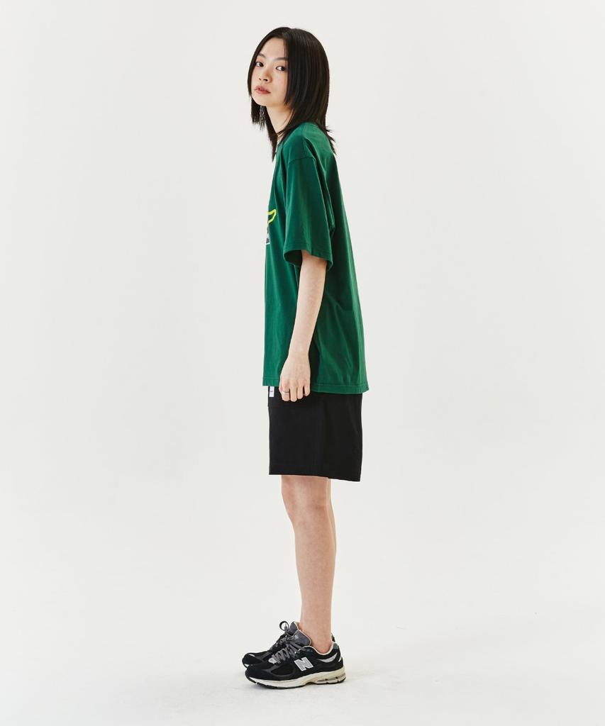 Mark Gonzales Childhood Graphic T-Shirt - D/Green