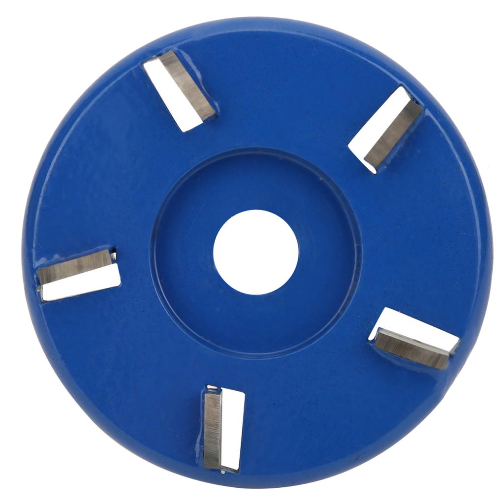 5 Teeth Arc shaped Wood Cutting Disc Woodworking Angle Grinder Carving Polishing Tool(Blue )