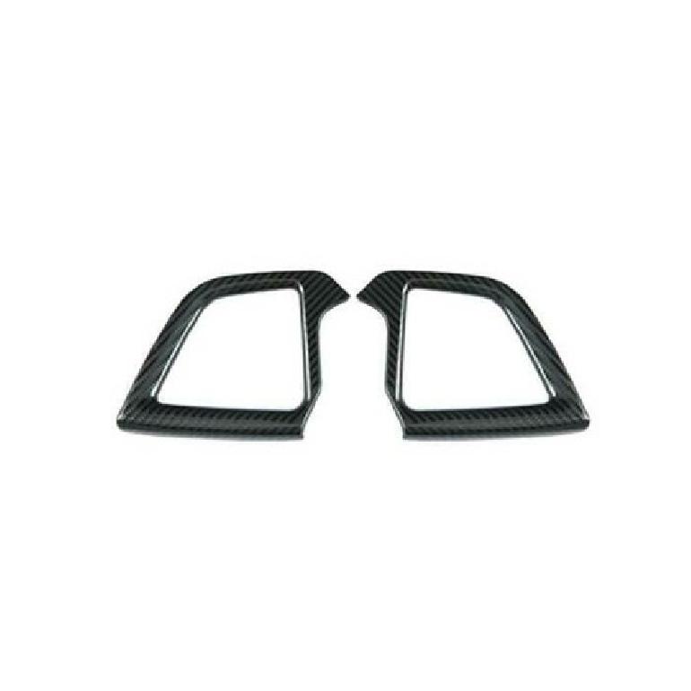 L&R Air Outlet Steel Vent Trim For Cadillac CT5 -2024 Dashboard Carbon Fiber