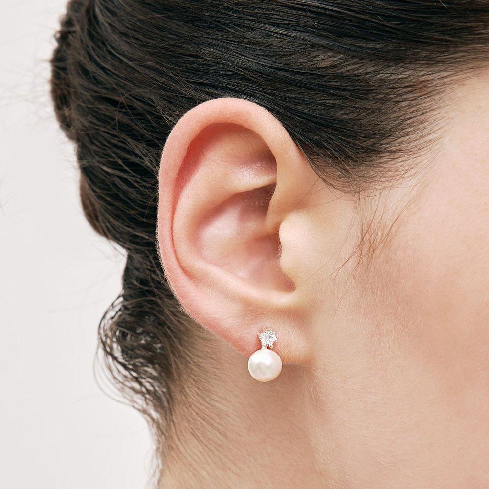 [Sv925] Formal Pearl Earrings