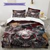Gachiakuta Pattern Bedding,Quilt Set Quilt Cover Pillowcase Home Birthday Gift (1 * Duvet Cover + 2 * Pillowcase, Without Core)