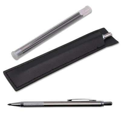Cali&Brita [Extra Thick 3.0mm Lead] Mechanical Pencil, 3mm Lead, Mark Sheet, Drawing, Architecture, Metal, Refills Included (Mechanical Pencil + Lead)