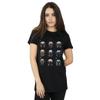 Star Wars Womens/Ladies The Mandalorian Helmet Display Cotton Boyfriend T-Shirt