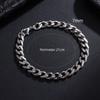 New Trendy Cuban Chain Men Bracelet Classic Stainless Steel 3/5/7/9mm Width Chain Bracelet For Men Women Jewelry Gift