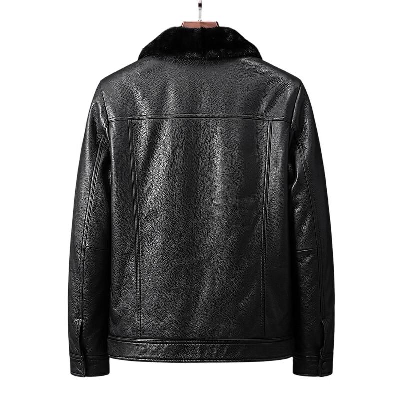 FAPAI Men's Goat Leather Windproof Jacket